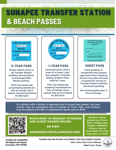 Beach & Transfer Station Pass Information
